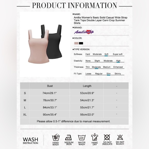 Basic Square Neck Tanks - Picture 6 of 8